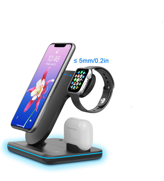 Station de charge sans fil 3-en-1